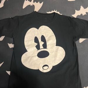 Kids Black Mickey Mouse T-Shirt